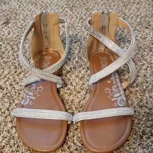 Brash Silver Sandals